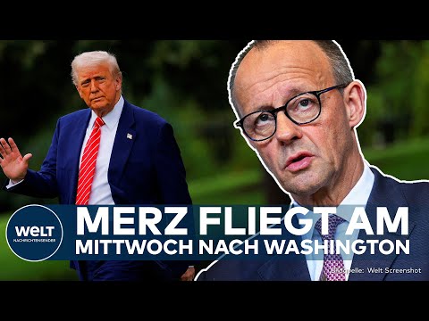 KANZLER MERZ IN WASHINGTON: Erster USA-Besuch überschattet von Trumps neuem Zollhammer!