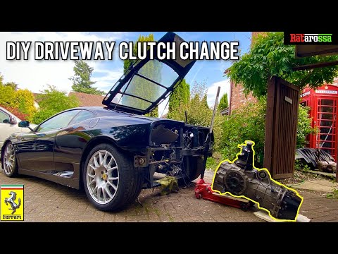 DIY Ferrari 360 Driveway Clutch Replacement Saves Thousands