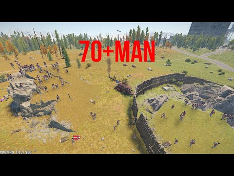 Rust - 70 MAN ONLINE RAID (BIGGEST RAID IN RUST HISTORY) 1000 ROCKETS + #ATM | ZERGS ALWAYS WIN