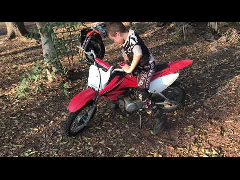 CRF70 with 90 big bore kit, air pod and thumper exhaust