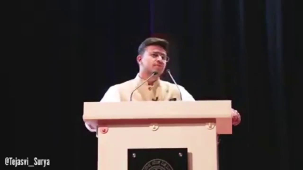 Tejasvi Surya on Indian economy