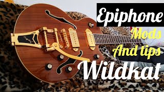 Video thumbnail for Epiphone Wildkat mods and tips by DavesC