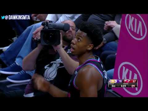LeBron James 51 Pts in MIAMI RTETURN! 2018 11 18 Lakers vs Heat  60FPS HEAT FEED  FreeDawkins