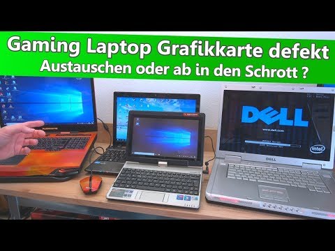 Gaming Laptop Grafikkarte defekt - Austauschen oder ab in den Schrott ? Video