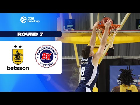 Aris Thessaloniki Betsson - Bahcesehir College Istanbul | Round 7 | EuroCup Basketball 2025-26