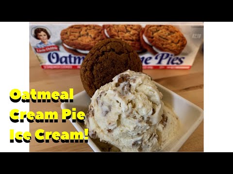 LITTLE DEBBIE Oatmeal Creme Pie Ice Cream Recipe! #84