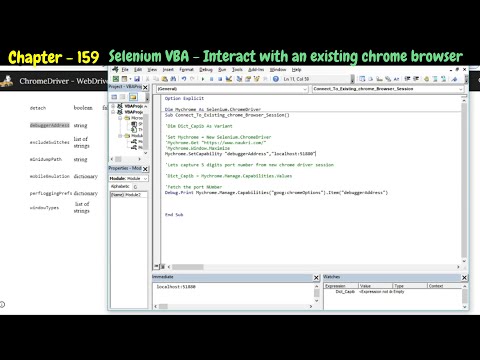 Selenium VBA - How do I interact with an existing browser session