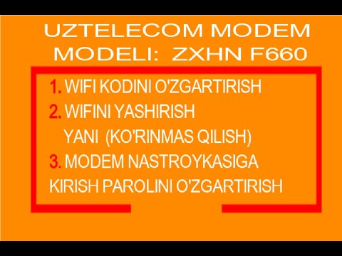 WiFi parolini(kodini) o'zgartirish,изменить пароль Wi-Fi,change wifi password,WIFINI  YASHIRISH