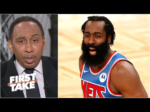 斯蒂芬-A.迴應詹姆斯-哈登在籃網首秀中的三雙｜第一時間報道 (Stephen A. reacts to James Harden’s triple-double in Nets debut | First Take)