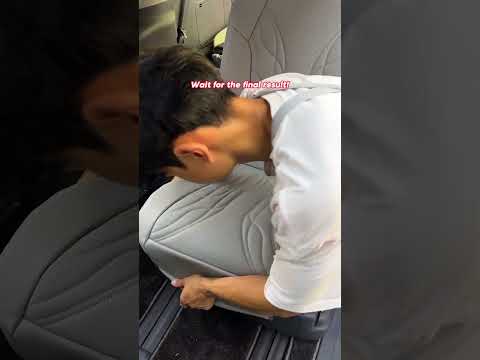 EKR Custom Grey Seat Cover for Toyota Sienna install