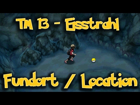 Pokémon Sonne / Mond: TM 13 - Eisstrahl / Ice Beam - [Fundort / Location]