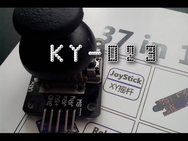 Vídeo relacionado con Youmile 6 piezas Módulo de joystick XY de doble eje Módulo PS2 Sensor de palanca de control de joystick de juego KY-023 Módulo de ruptura de joystick de doble eje XY con cable DuPont para Arduino