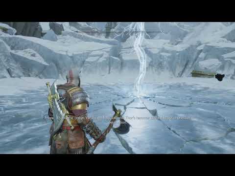 Freya is impressed with Kratos and Thor's battle. God Of War Ragnarok