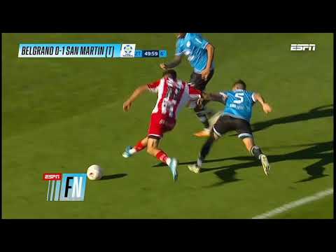 Belgrano 0 - 1 San Martín (T) | Resumen y notas en #ESPNFNacional