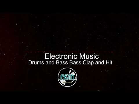Free Electronic Music   Drums and Bass Clap and Hit  No Copyrights