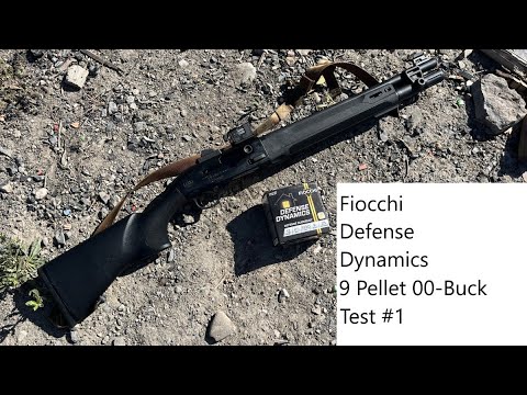 Fiocchi Defense Dynamics 9 Pellet Buck Patterning - Test #1 (Beretta A300 Ultima Patrol)
