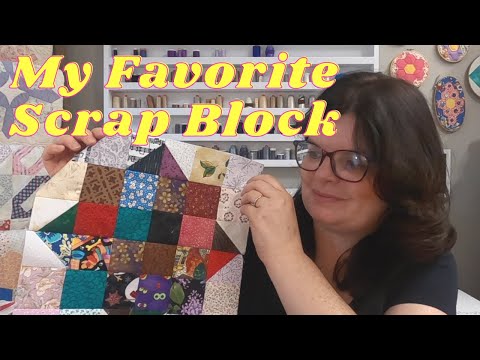Scrappy Quilt Block Tutorial || My Favorite Scrap Buster!