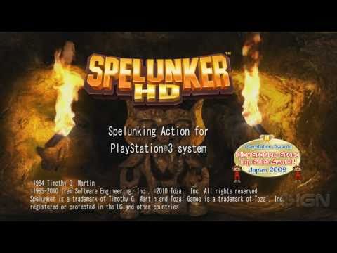 Spelunker Black Playstation 3