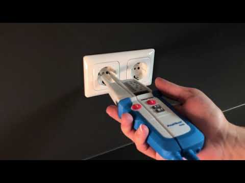 PeakTech 1096 AC/DC Voltage Tester with RCD-Test and Dual-display - Deutsch