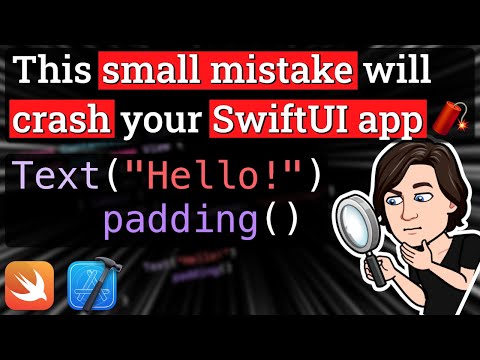 This small mistake will CRASH your SwiftUI app! 🧨 thumbnail