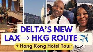 Flying Premium Economy to Hong Kong 🇭🇰 + InterContinental Grand Stanford Hotel T
