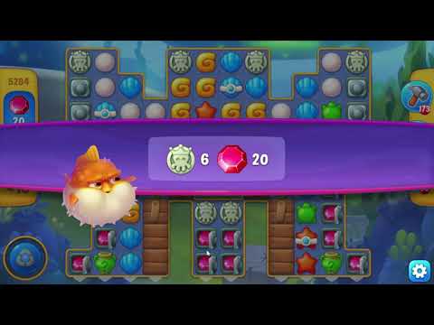 Fishdom 5284 Super Hard Level - NO BooSTERS