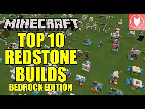 Insane Redstone Creations in Minecraft Bedrock!