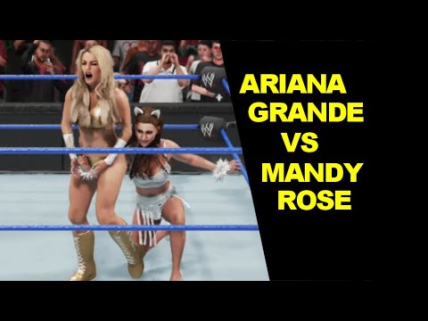 WWE 2K19 Ariana Grande vs Mandy Rose - Extreme Knockout