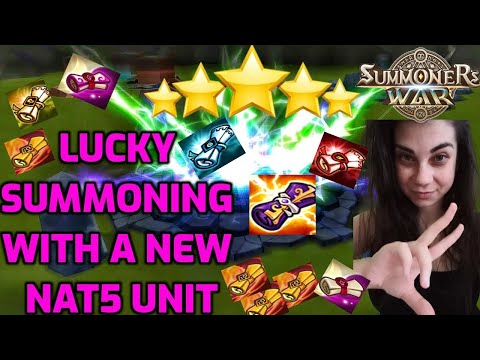 LUCKY SUMMONING A NEW NAT5 (Summoners War)