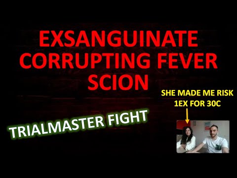 Exsanguinate Corrupting Fever Scion Trialmaster Boss Fight | PoE 3.14 Ultimatum