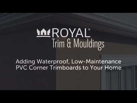 Part of a video titled Effortless Exterior Corner Trim: Install PVC Trimboards Like a Pro