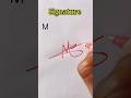 Best Signature Idea For Letter M Signatureideas Howto Viralshorts