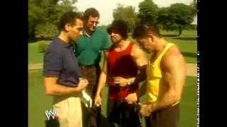 WWE the los guerrero&#39;s lie cheat and steal (golf)