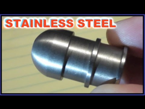 Experimental 12ga Shotgun Slug Made from STAINLESS STEEL