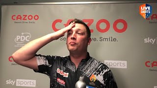 “THE MOMENT GOT THE BETTER OF ME” – Chris Dobey reacts to Semi-Final defeat in Newcastle