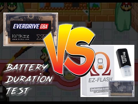 Flashcart Battery Duration Test : Everdrive X5 vs EZ Flash Omega Definitive Edition
