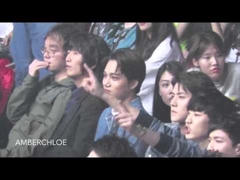 20160409 Top Chinese Music Awards_EXO  KANGTA Stage Reaction