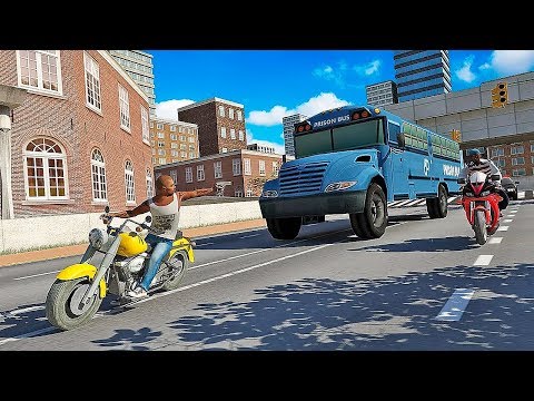 US Prison Transport: Police Bus Driving Gameplay