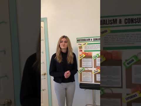 Critical Issue Theological Position Presentation: Materialism and Consumerism By Sarah Peabody