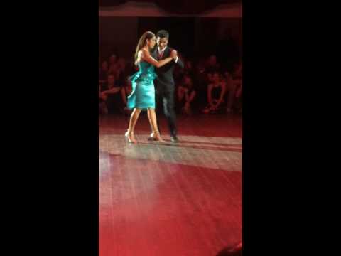  Roxana Suarez  and  Sebastian Achaval  are  dancing  at  Lisbon International Tango Festival  in  2016
