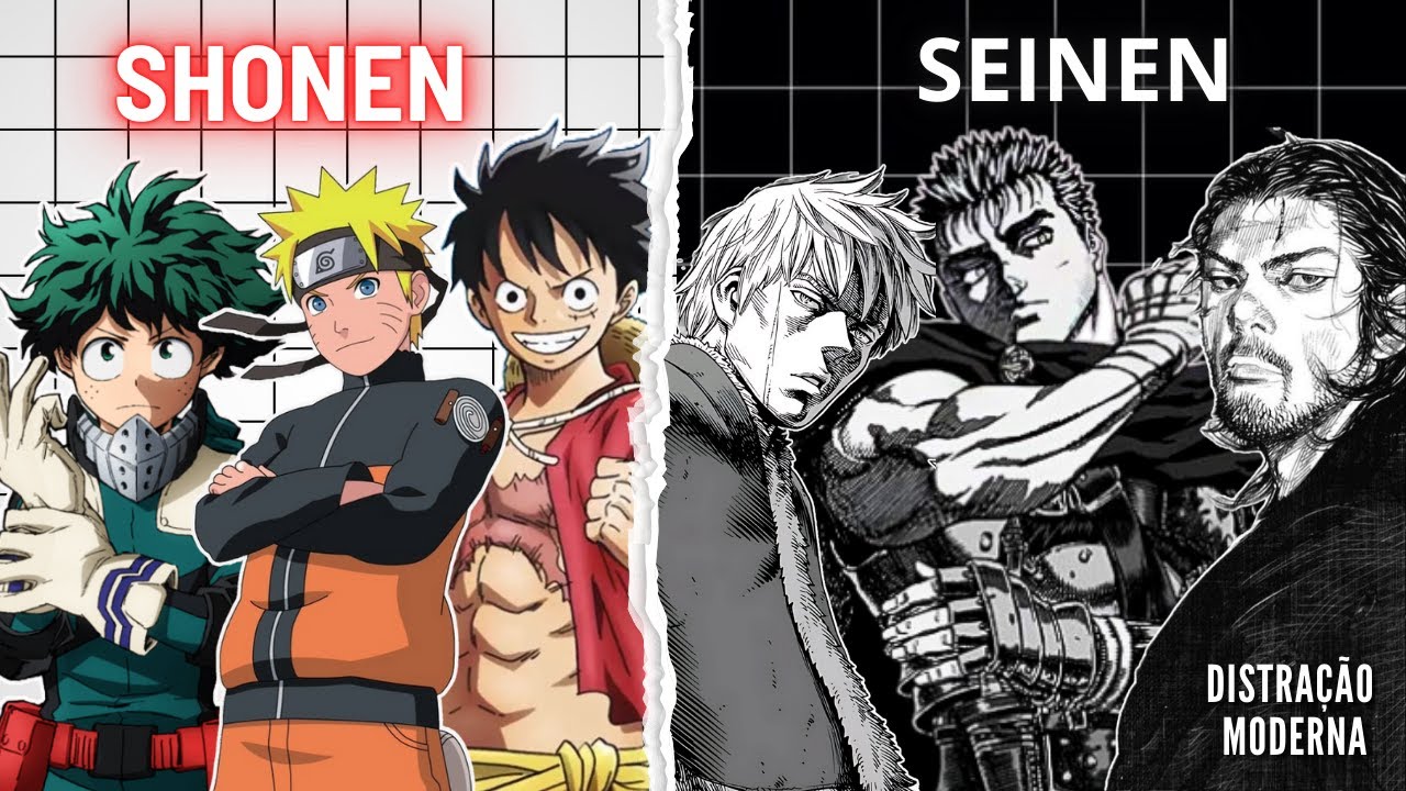 Qual é o MELHOR? (Shounen ou Seinen)