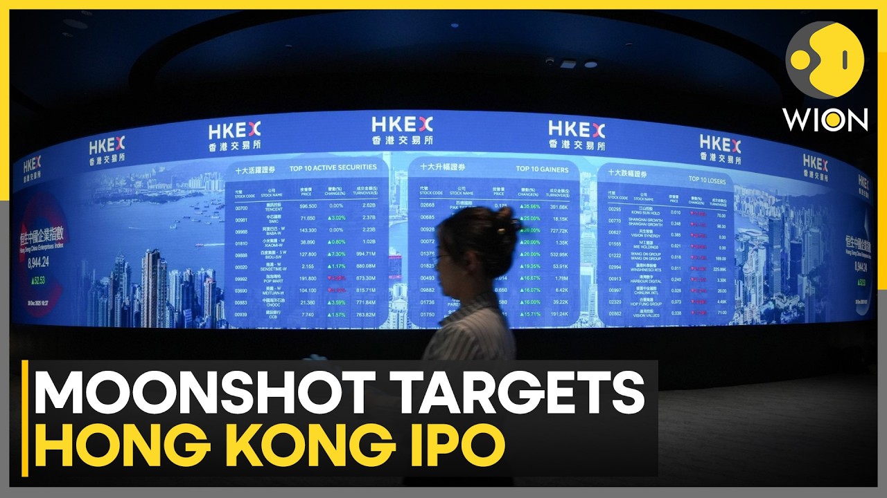 China's Moonshot Targets IPO Within the Next Six Months | WION News