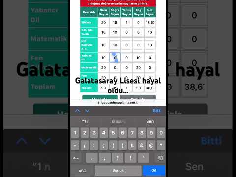 LGS 2025 Sonucum???? Kaç net yaptım???? #keşfet  #galatasaraylisesi #lgs2025