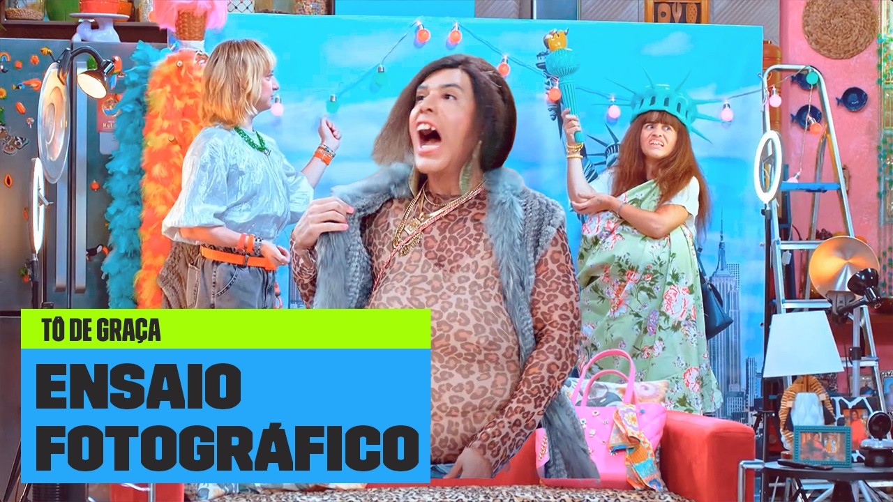 Graça vira MODELO para ENSAIO DE FOTOS! | Tô de Graça | Temporada 8 | Multishow