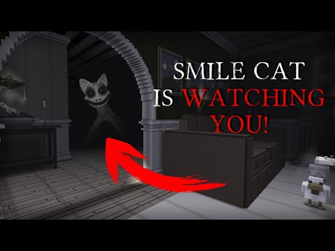 Don't Play in Smile Cat's House! Minecraft Creepypasta Bedrock - Uncut