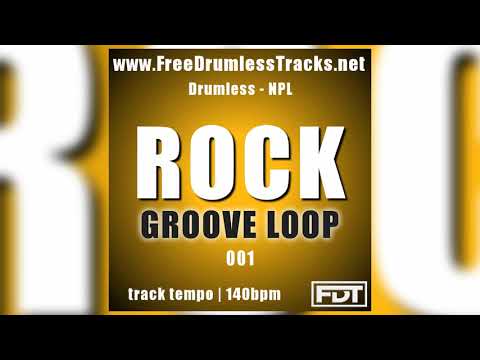 Rock Groove Loop 001 - Drumless - NPL (www.FreeDrumlessTracks.net) - Drumless Track