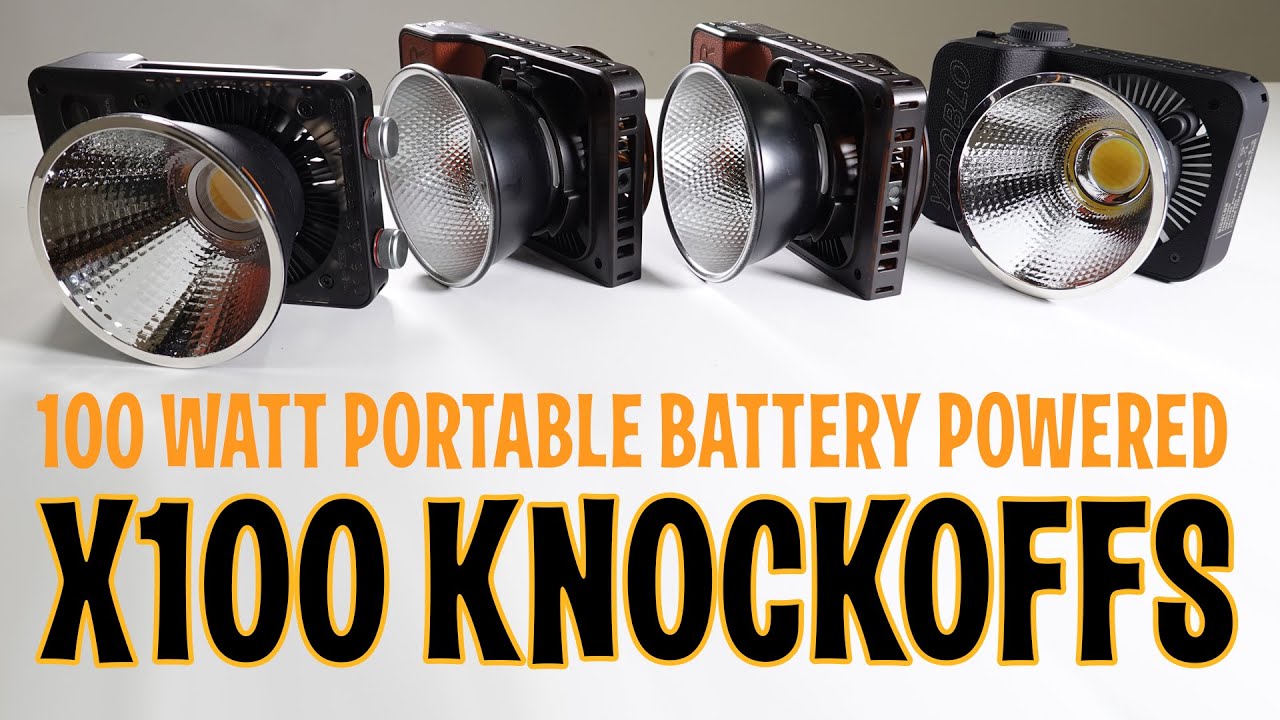 Zhiyun X100 vs Colbor W100 vs Yidoblo ZC 100Bi — 100W Video Light Comparison