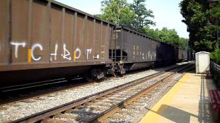 preview picture of video 'CSX Freight with Empty Coal Cars'