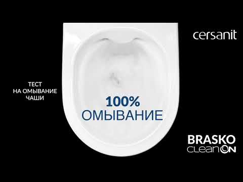Миниатюра изображения товара Унитаз подвесной с инсталляцией Cersanit Brasko Smart CO DPL EO Slim + Vector / 68304 (c кнопкой Estetica белый)