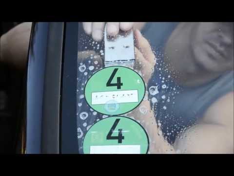 Umweltplakette & Vignetten Aufkleber am Auto # KFZ entfernen - Anleitung Deutsch [TUT]